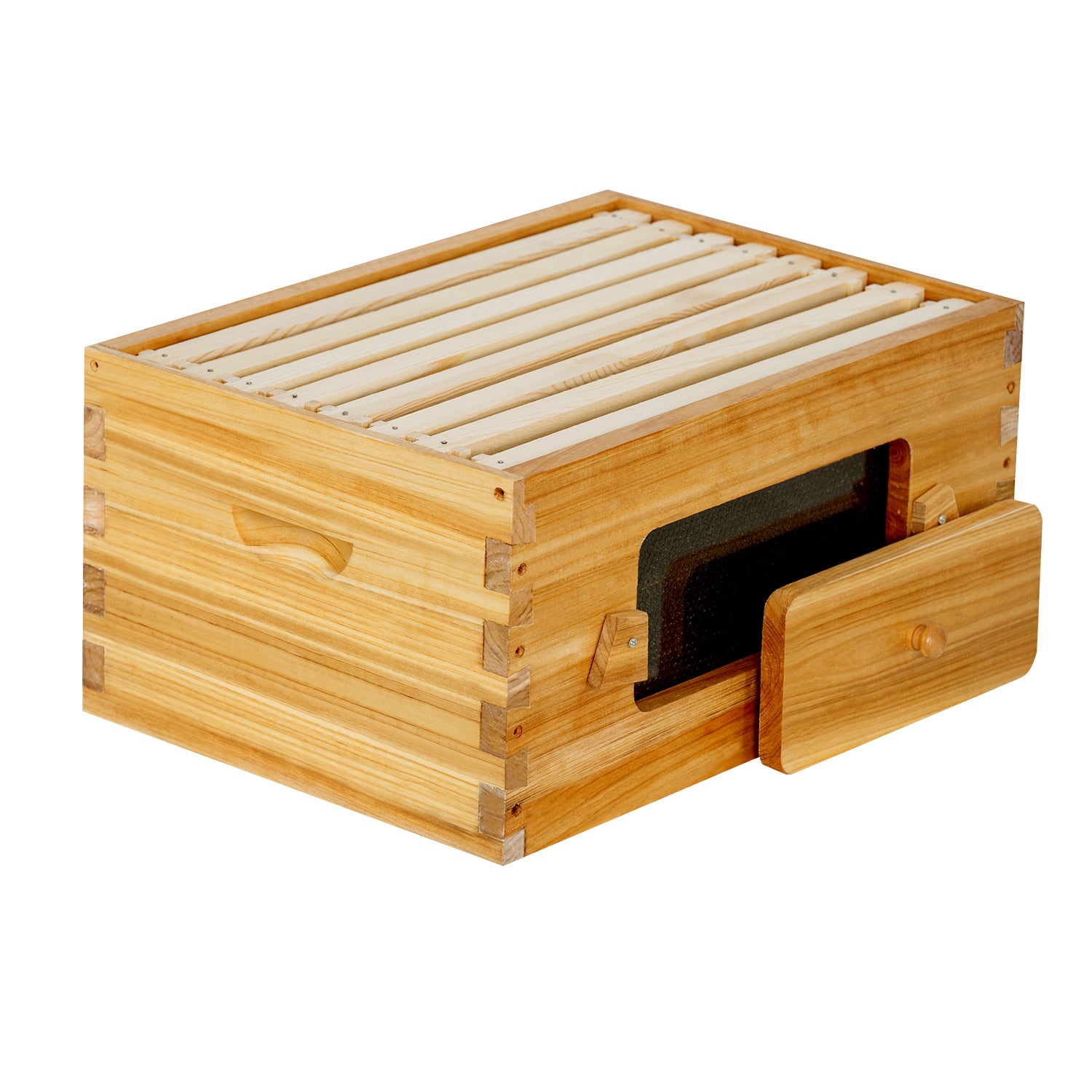 BeeCastle Hives 8 Frame 2 Layer Wax Dipped Cedar Wood Bee Hive
