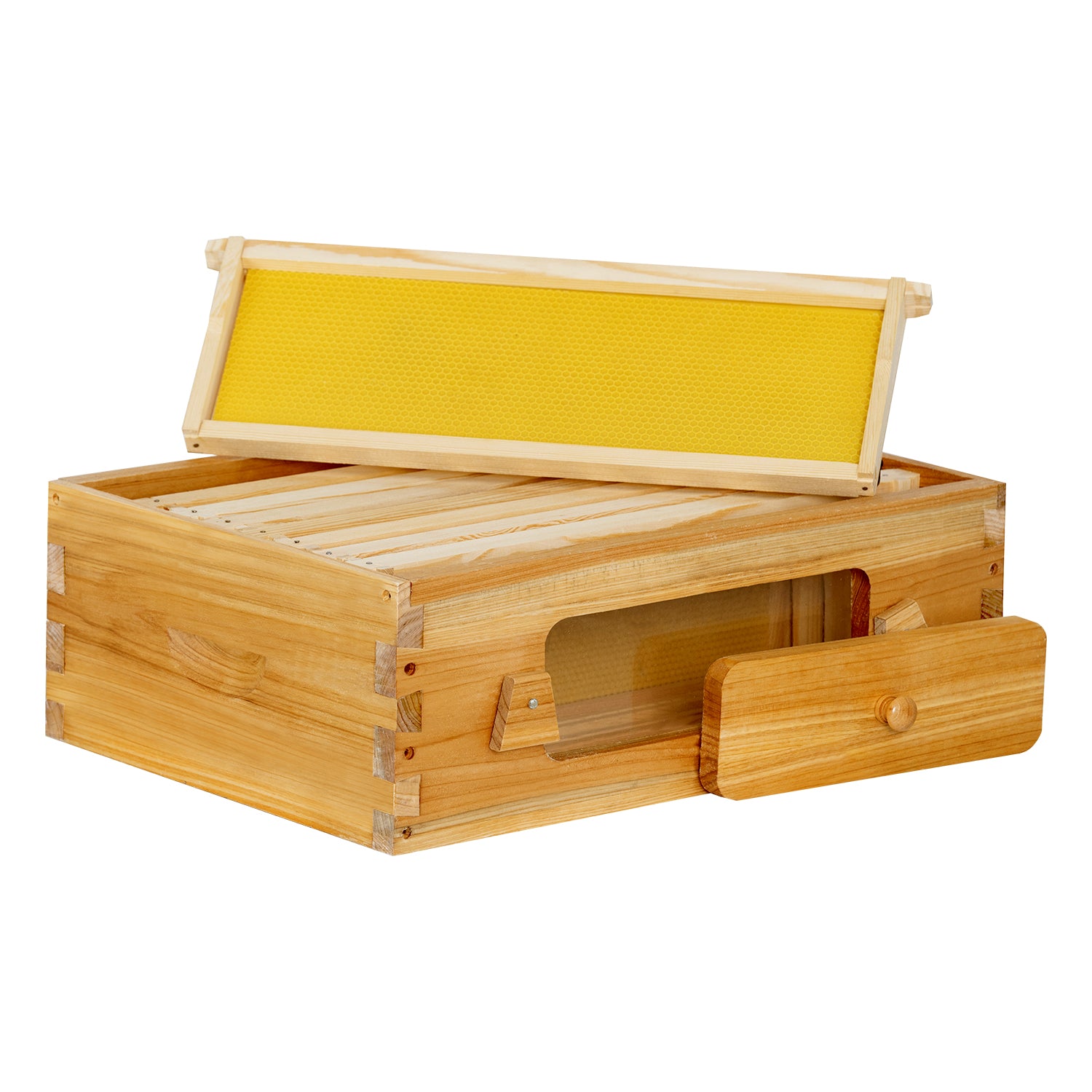 BeeCastle Hives 8 Frame 2 Layer Wax Dipped Cedar Wood Bee Hive